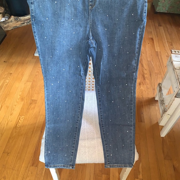 NWT Sparkle Jeggings Lane Bryant jeans NEW 24 - Picture 11 of 12